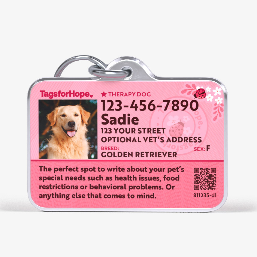 Tags for hot sale hope pet id