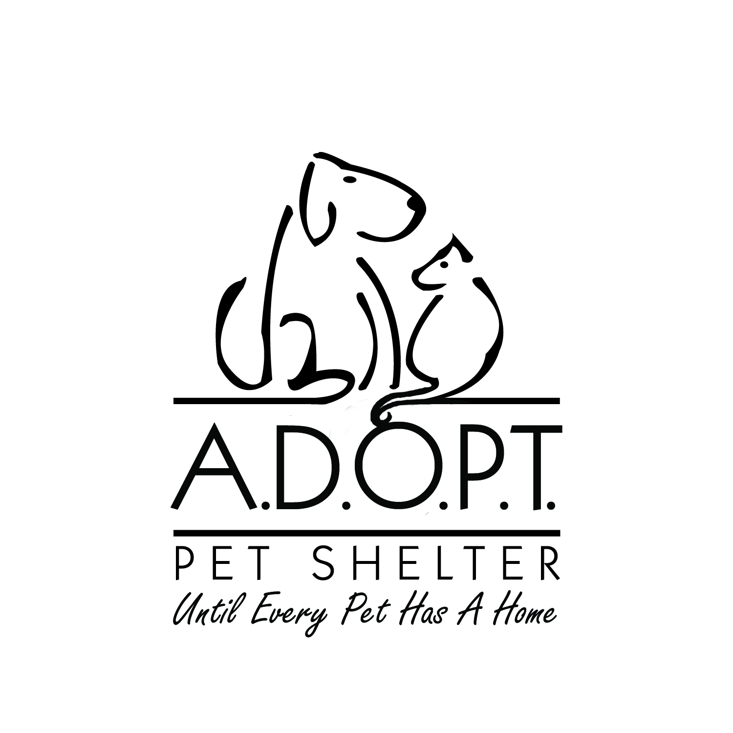 A.D.O.P.T. Pet Shelter logo