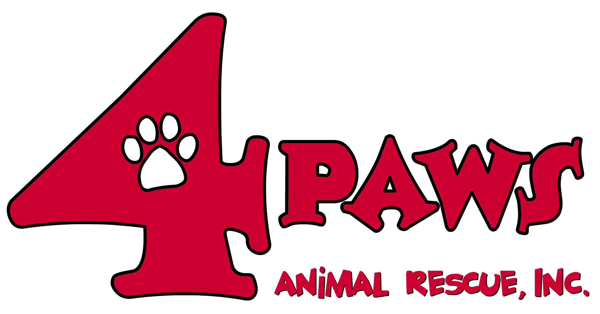 4 Paws Animal Rescue logo