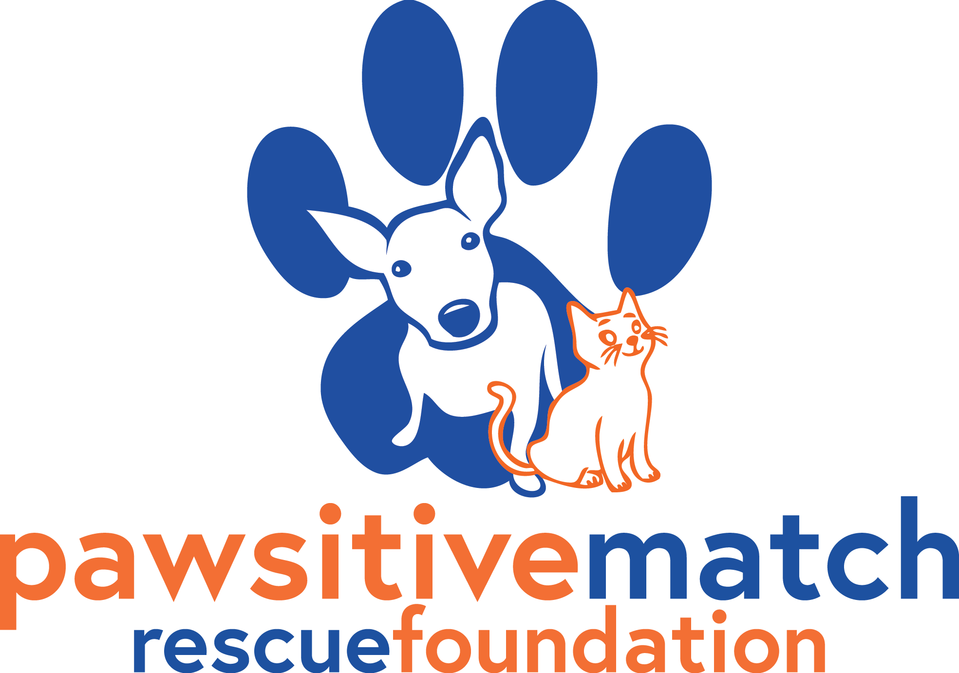 Pawsitive Match Rescue Foundation logo