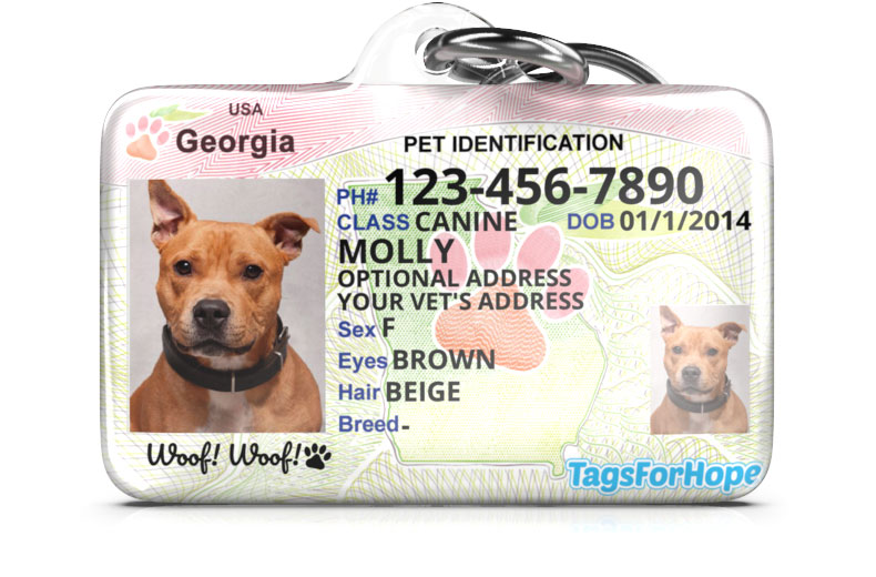 pet identification tags